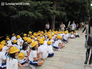 Des écoliers à Nara