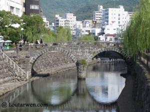 Le pont à lunettes de Nagasaki