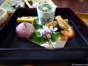 Repas au ryokan à Yoshino