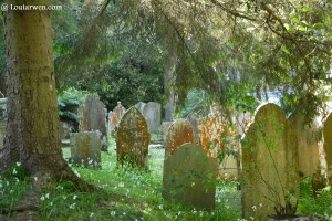 Le cimetière de St Just in Roseland