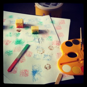 Atelier peinture avec Little Miss Sunshine