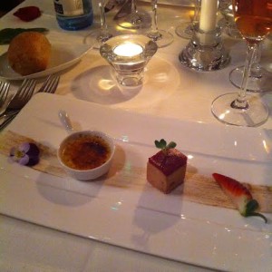 L'entrée foie gras